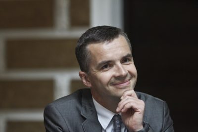 Dins Šmits: «Stradiņiem ir jābūt slimnīcai, kurā cilvēks saņem palīdzību, kad viņam tā ir nepieciešama, un viņš te uzturas ar vislielāko paļāvību, gūst vislabāko pieredzi ikvienā jomā – ārstēšanā, diagnostikā, attieksmē.» Foto: Emīls Desjatņikovs, f64 